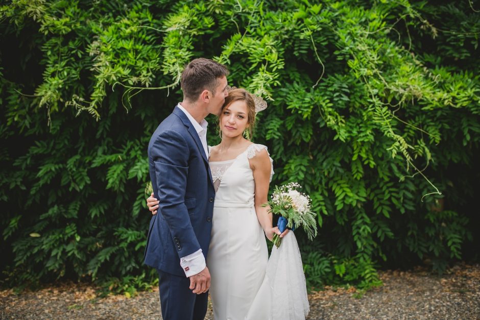 photo de couple au château d'Arlens