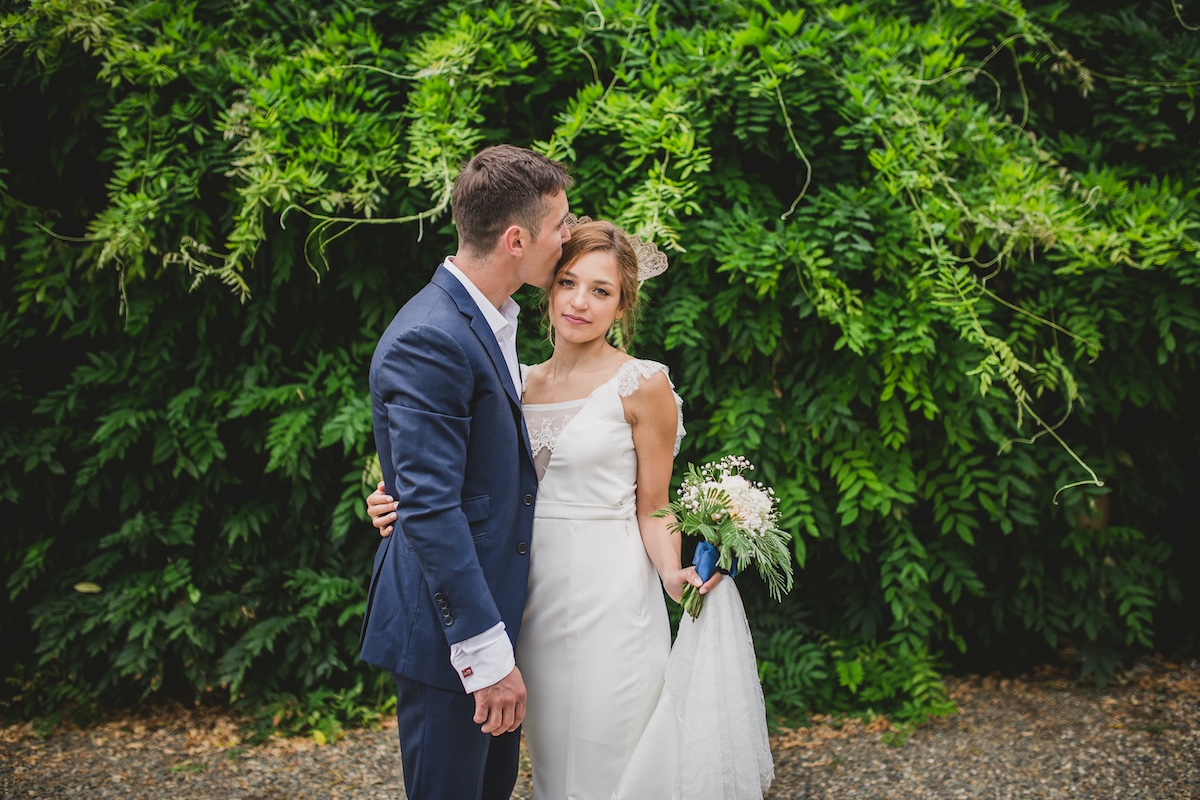 photo de couple au château d'Arlens